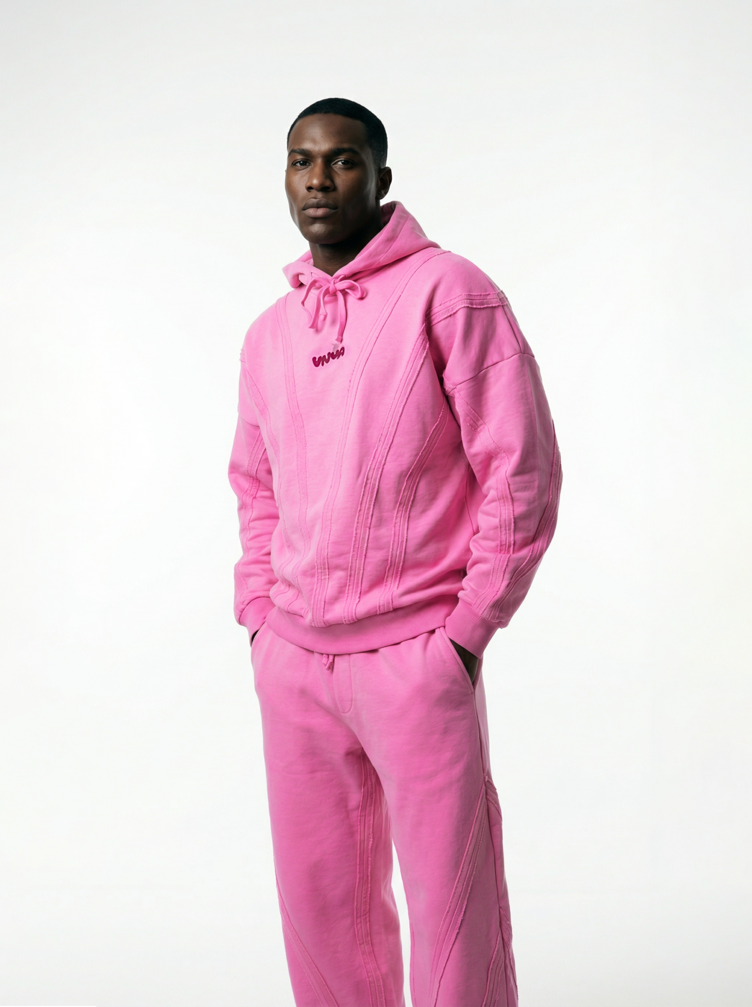 Худи STRIPES crazy pink