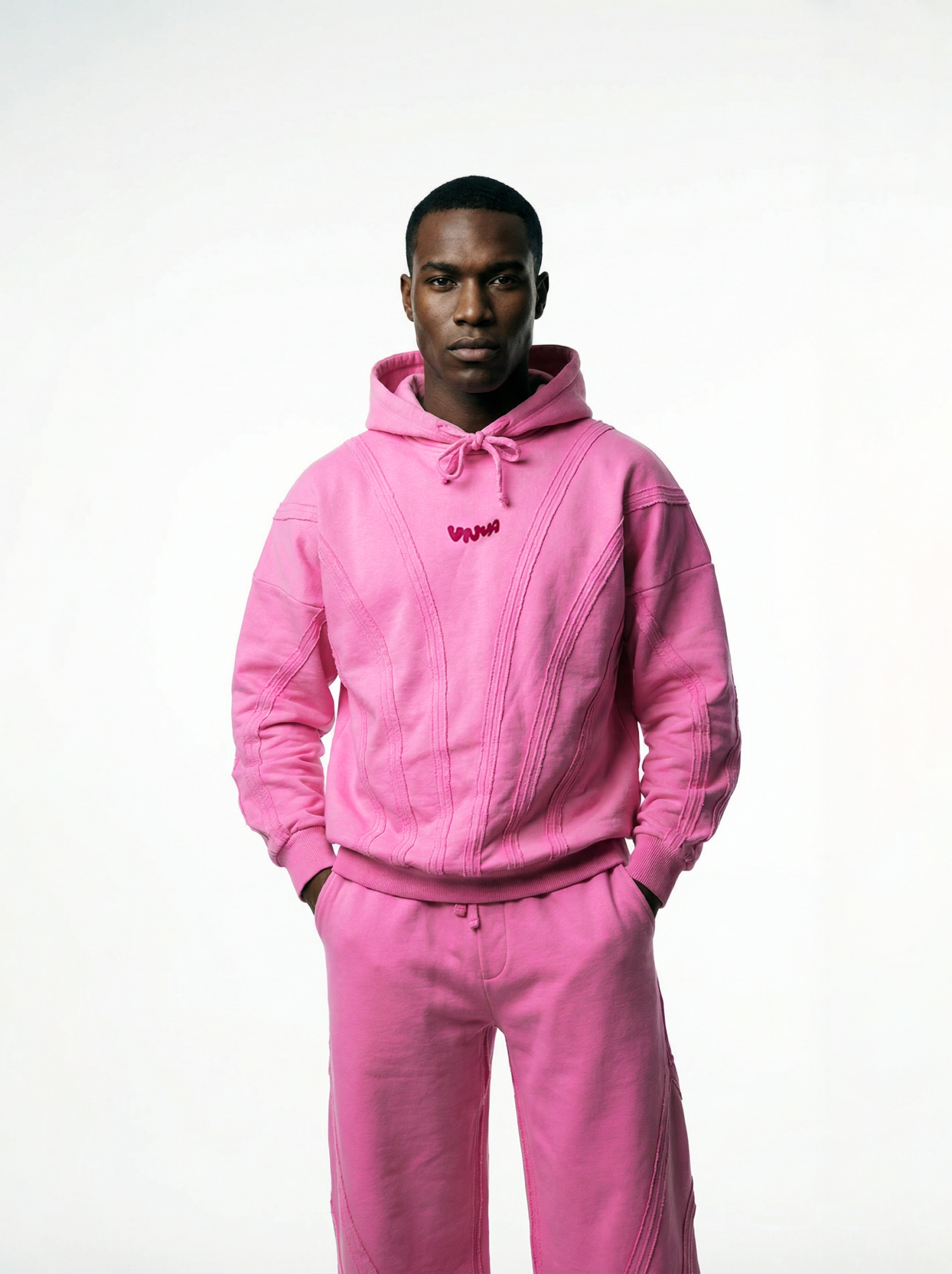 Худи STRIPES crazy pink