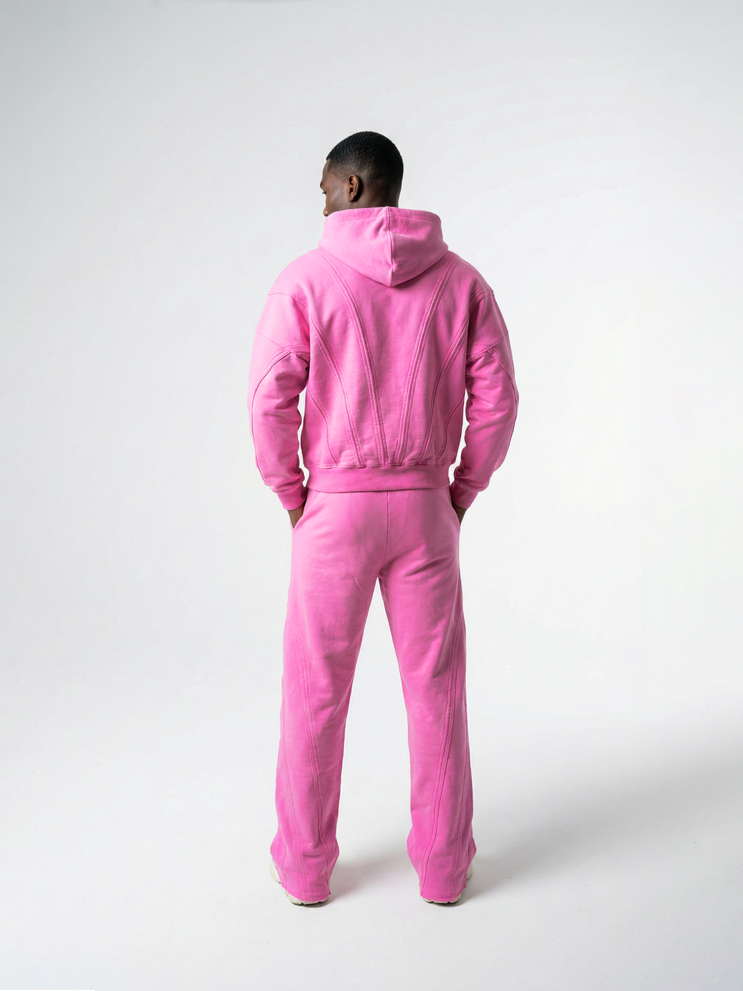 Худи STRIPES crazy pink