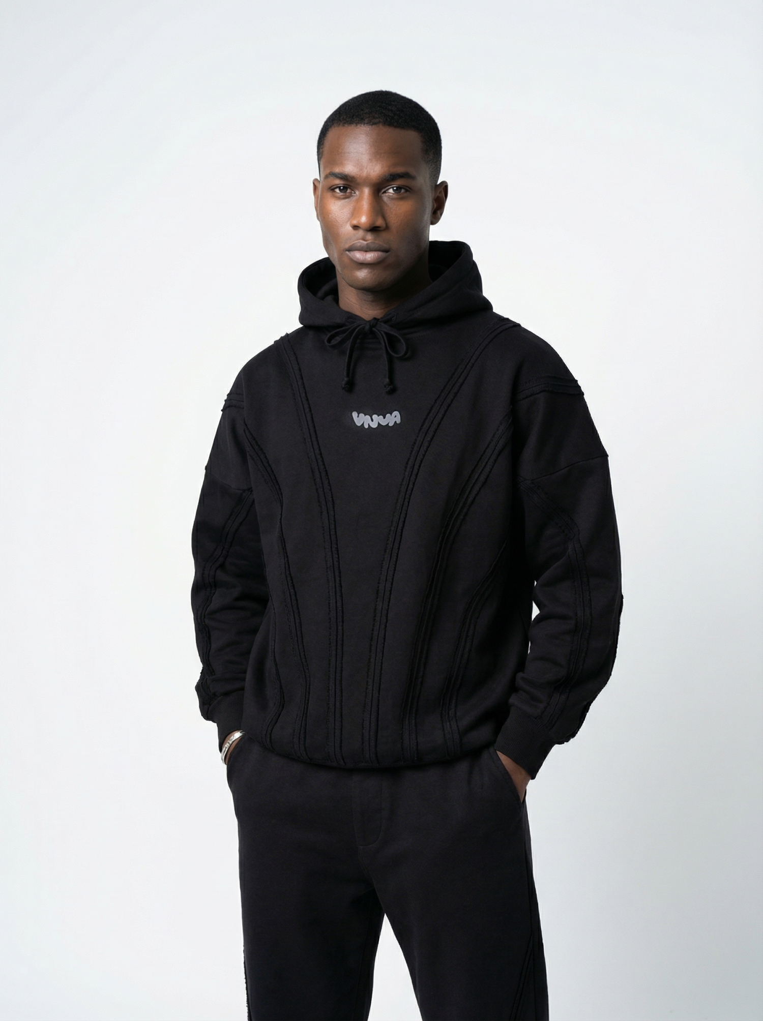 Трикотажные брюки STRIPES Black