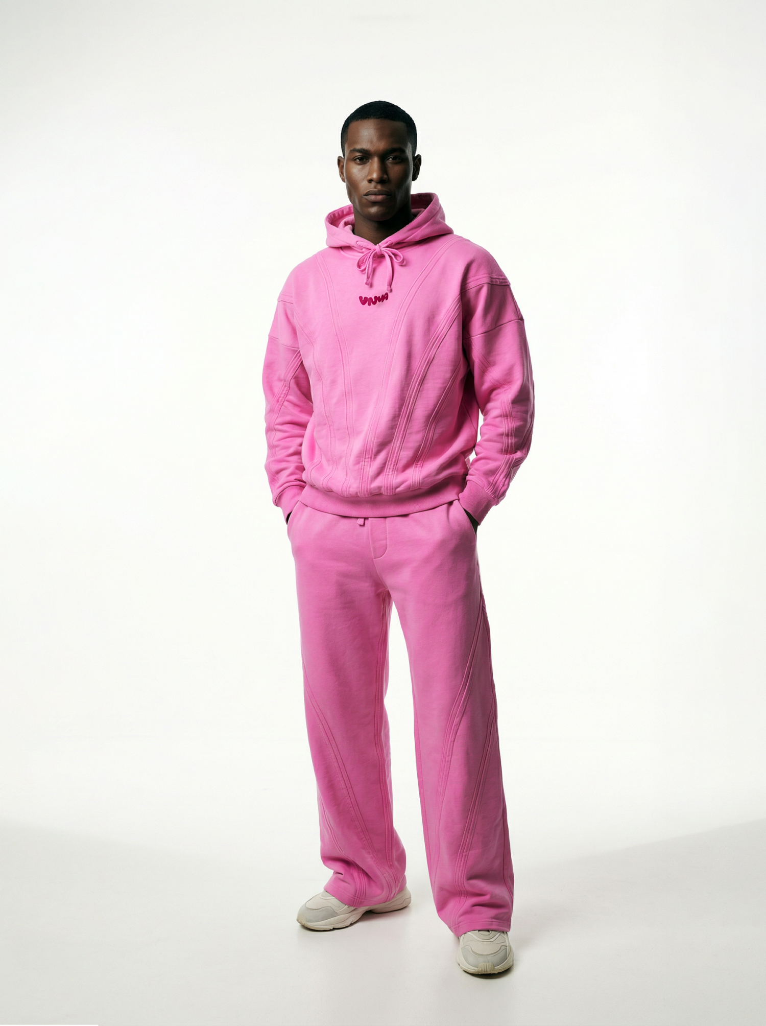 Трикотажные брюки STRIPES crazy pink