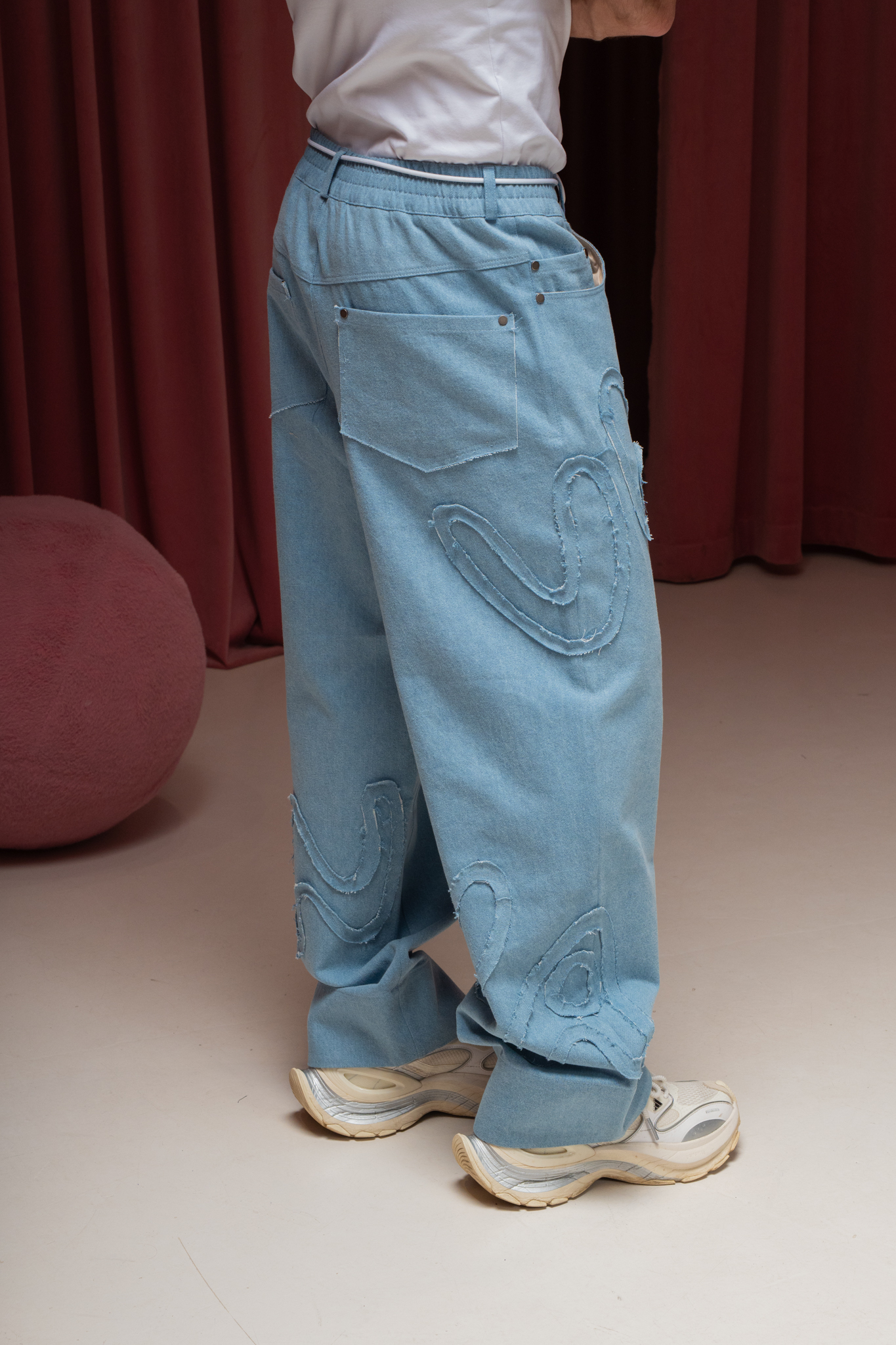 Джинсы VNVA Голубые