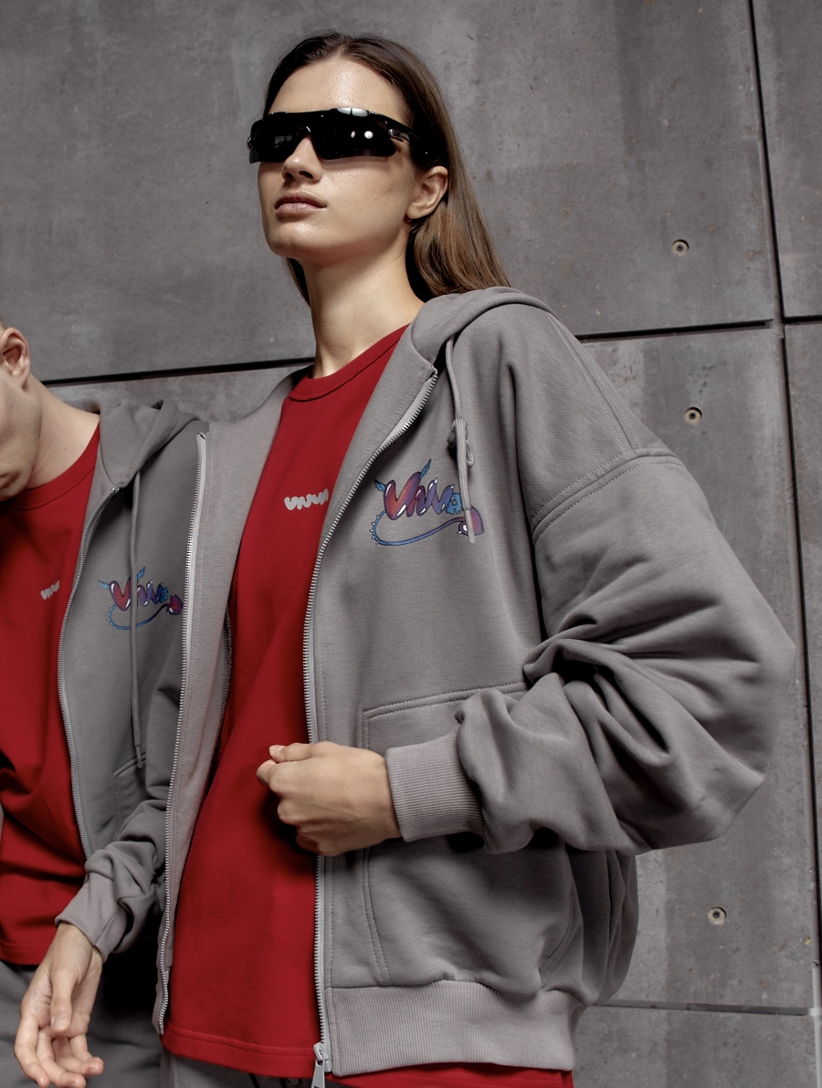Худи VNVA grey