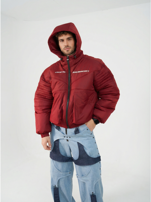 Зимняя Куртка МОТО Noble Burgundy