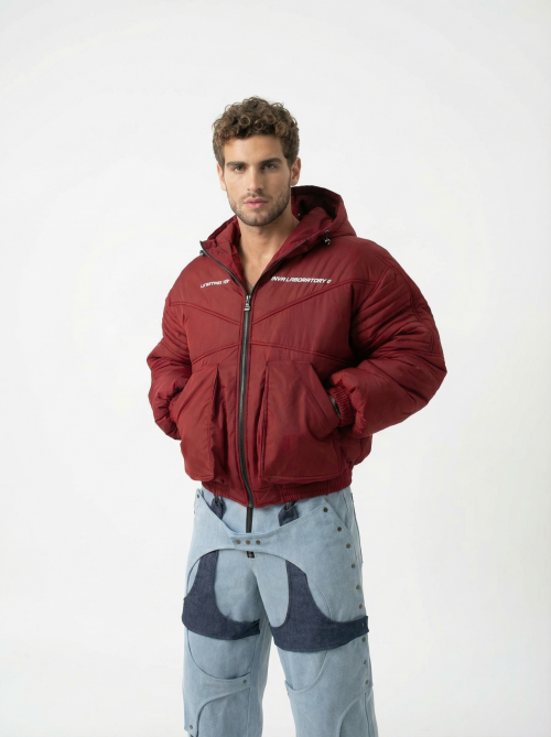 Зимняя Куртка МОТО Noble Burgundy