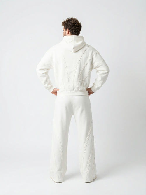 Трикотажные брюки STRIPES vanilla milk