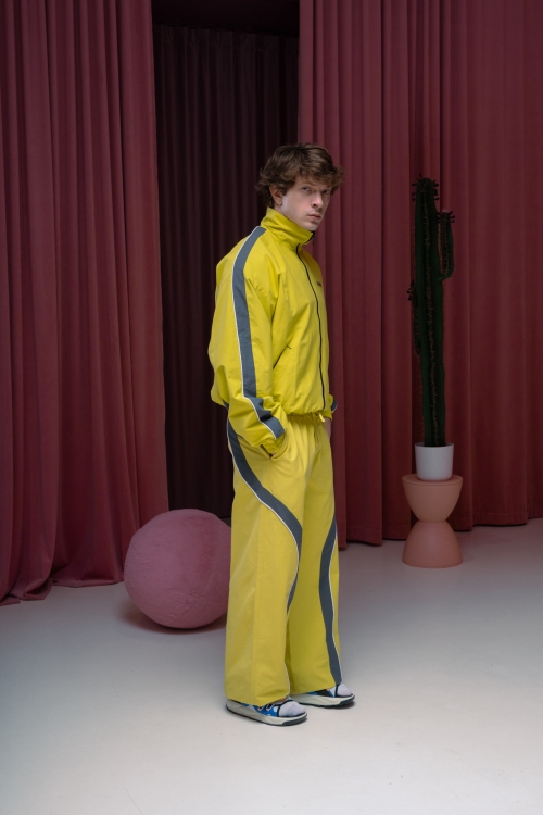 Ветровка-олимпийка Желтая