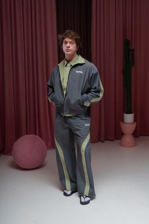 Брюки с лампасами спорт Серые